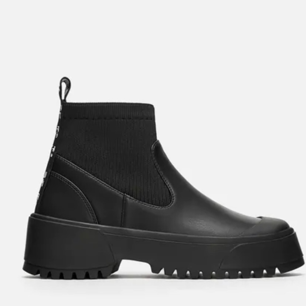 chunky zara boots